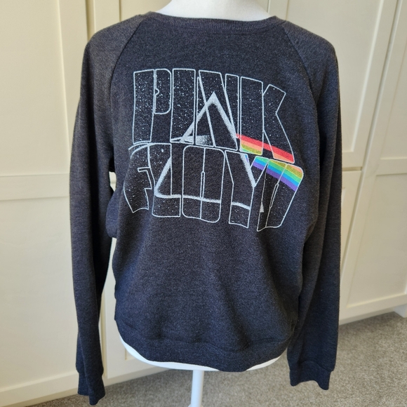 Lucky Brand Tops - Pink Floyd X Lucky Brand Dark Gray Graphic Sweatshirt Long Sleeves Small